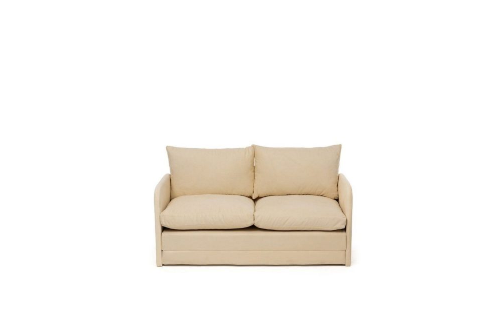 2-sits bäddsoffa Rubby (128 x 70 x 66 cm) Grädde
