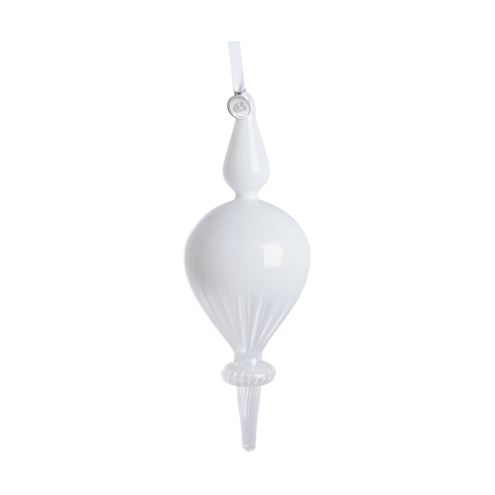 Glossia julhänge 21 cm, Vit