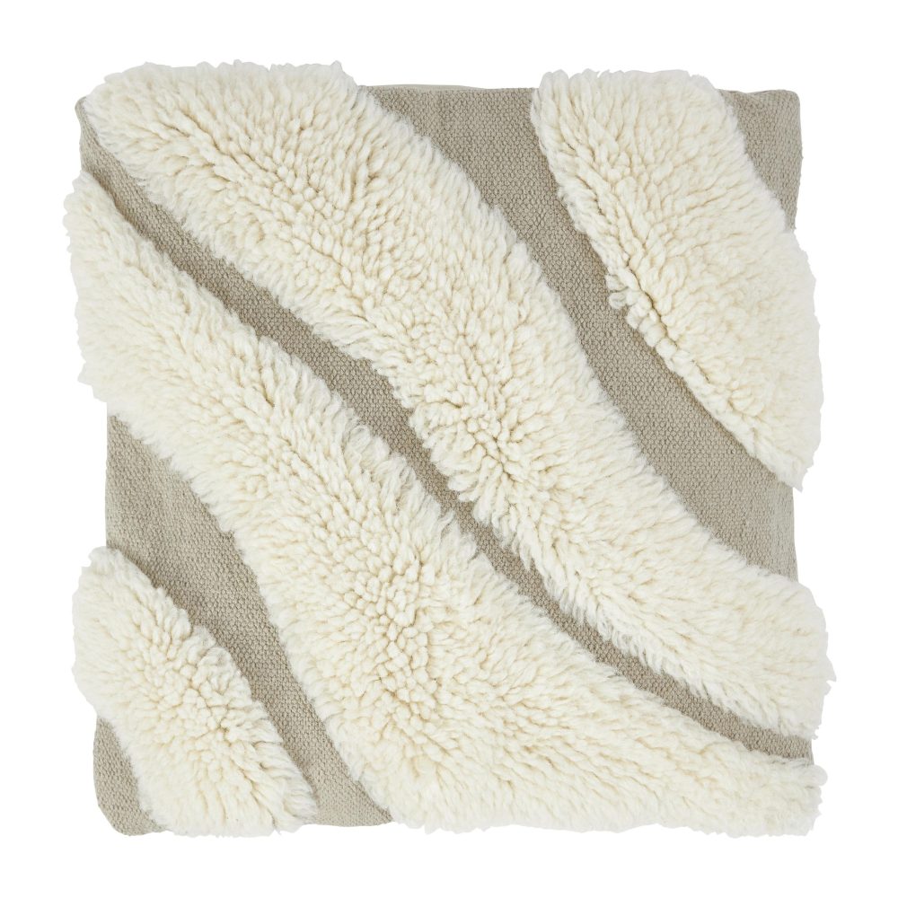 Rio kuddfodral bomull 48x48 cm, Beige