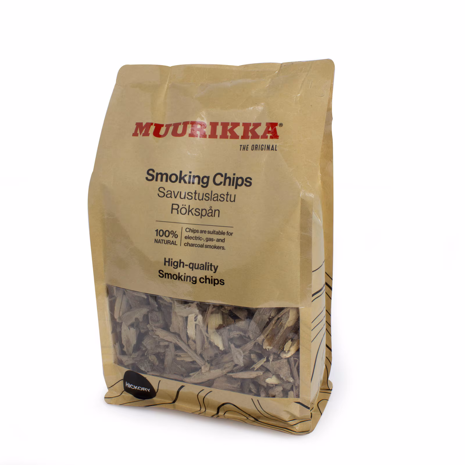 Kjøp Muurikka Røkt chips, Hickory 500 g