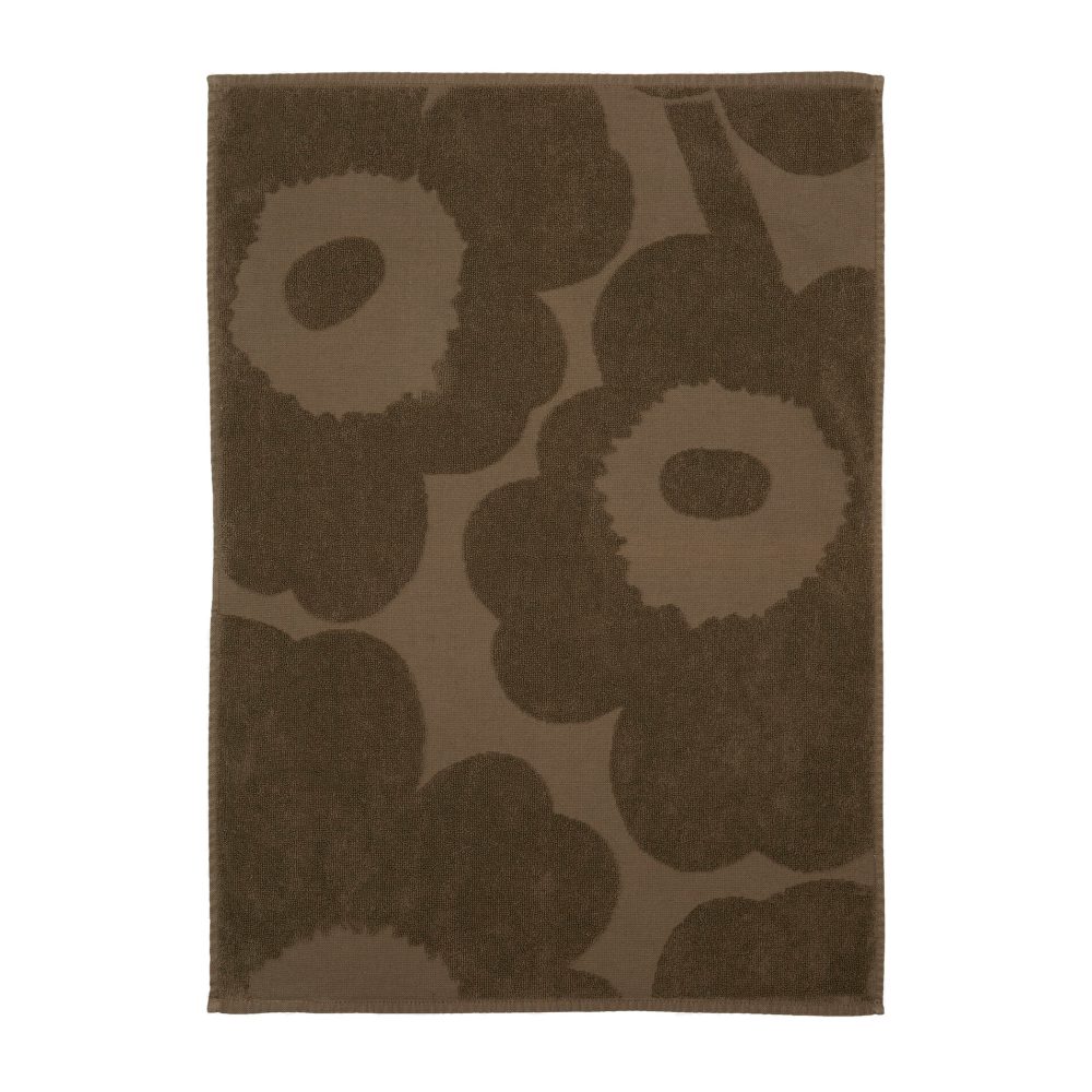 Unikko handduk 47x70 cm, dark sand