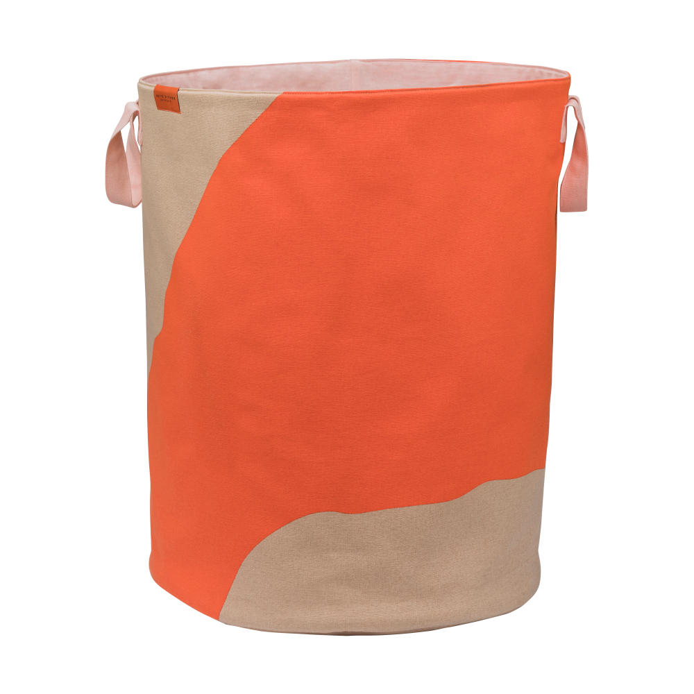 Nova Arte tvättkorg 40x40x50 cm, Latte-orange