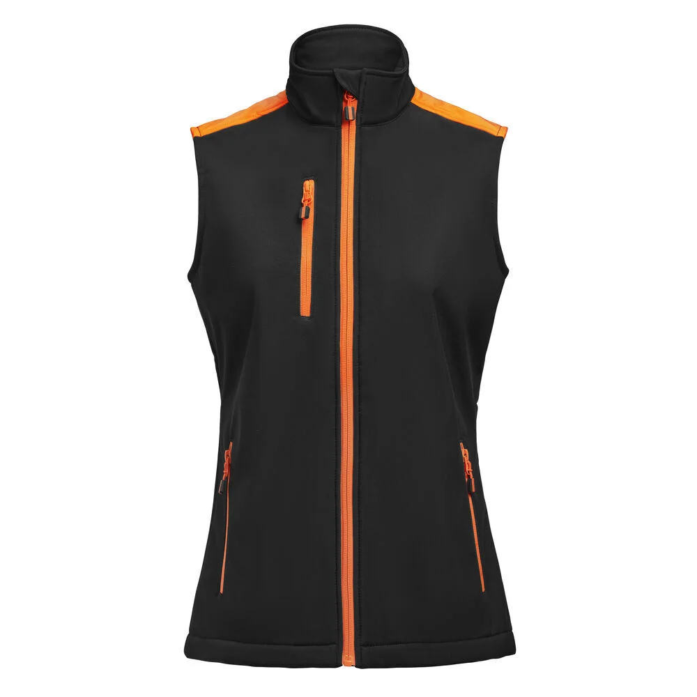 Printer Softshell 2261084 Väst svart/orange XS