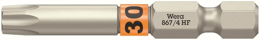 Wera 864/4 TORX HF Bits med hållarfunktion, TX30