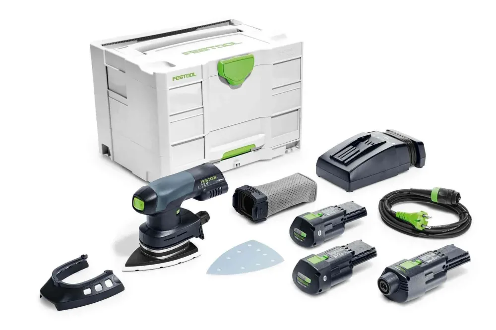 Festool DTSC 400 3,0 I-Set Deltaslip med batteri och laddare