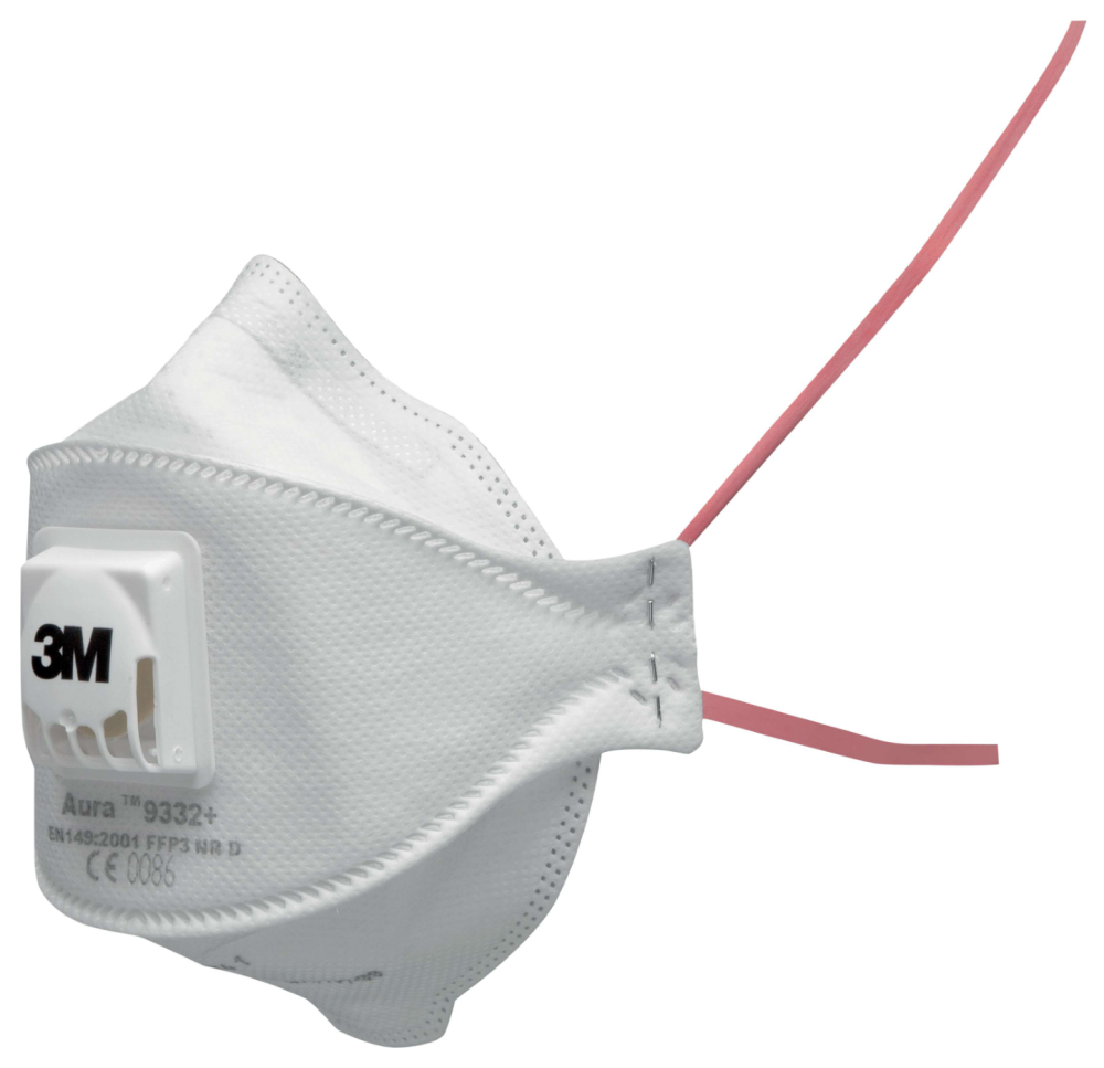 ANDNINGSSKYDD 3M AURA 9332+ FFP3, VENTIL