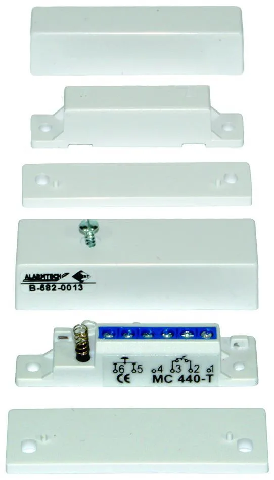 Alarmtech MC 447 Magnetkontakt 2 öppnande kontakter
