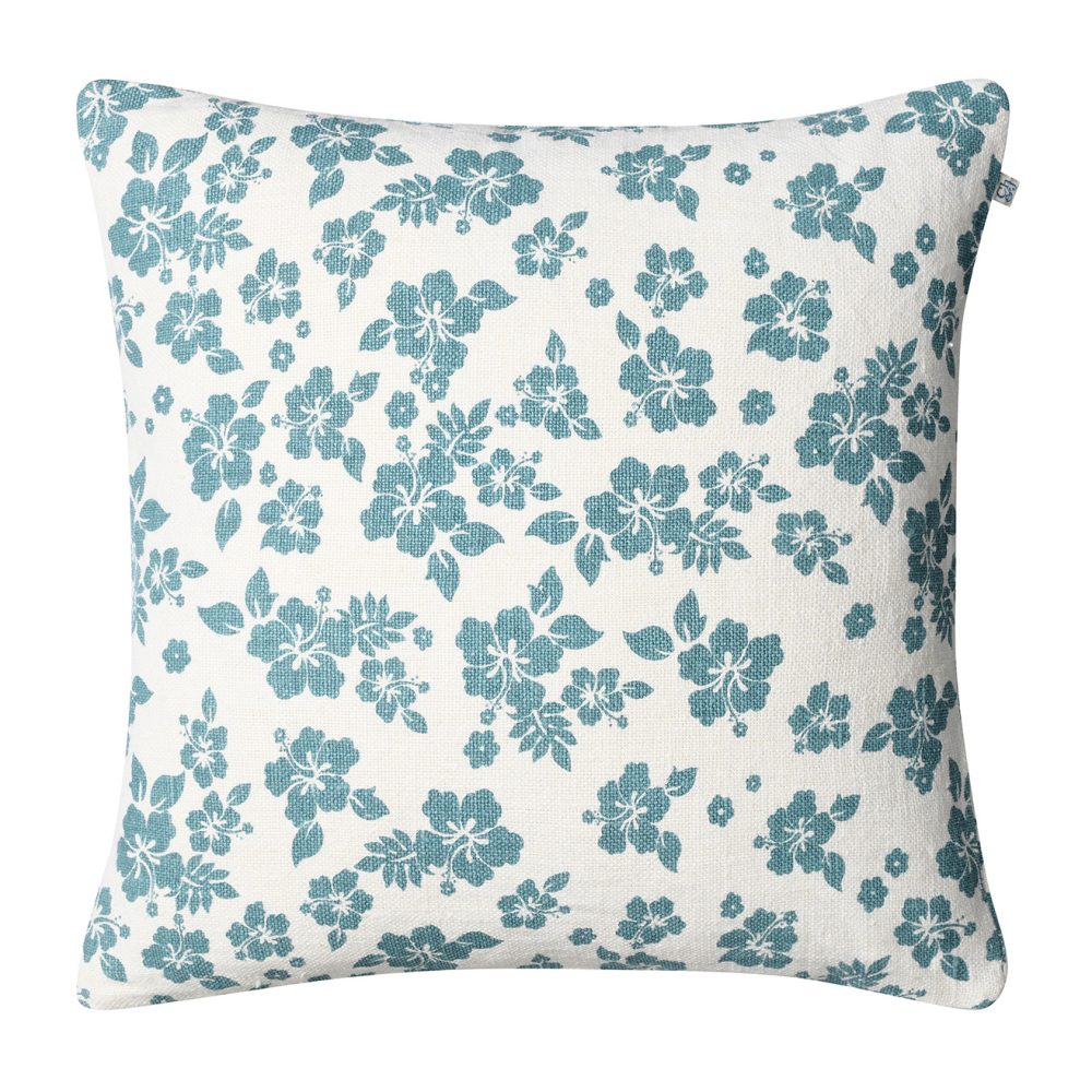 Indu kuddfodral 50x50 cm, Off white-heaven blue