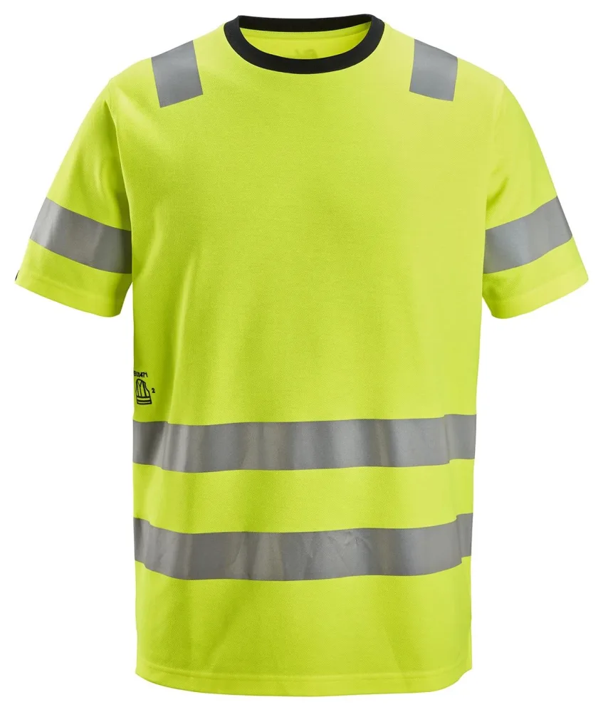 Snickers Workwear 2536 T-shirt gul, varsel XS