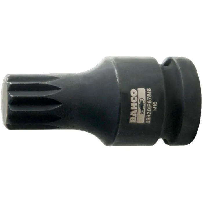 Bahco BBR201P64014 Kraftbitshylsa 1/2", för XZN-skruv M14 x 40 mm