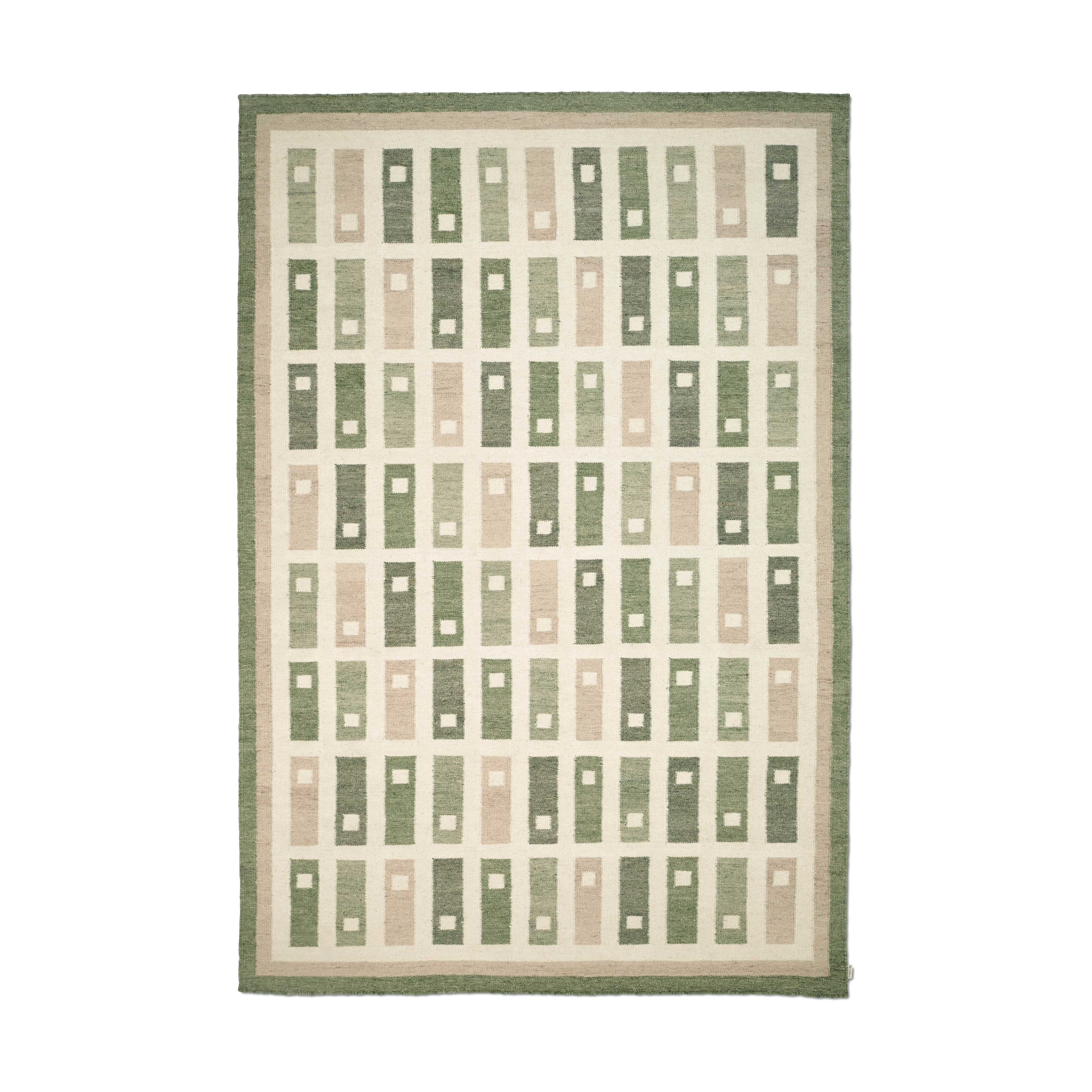 Röllakan Fyrbo matta, Grön, 170x230 cm