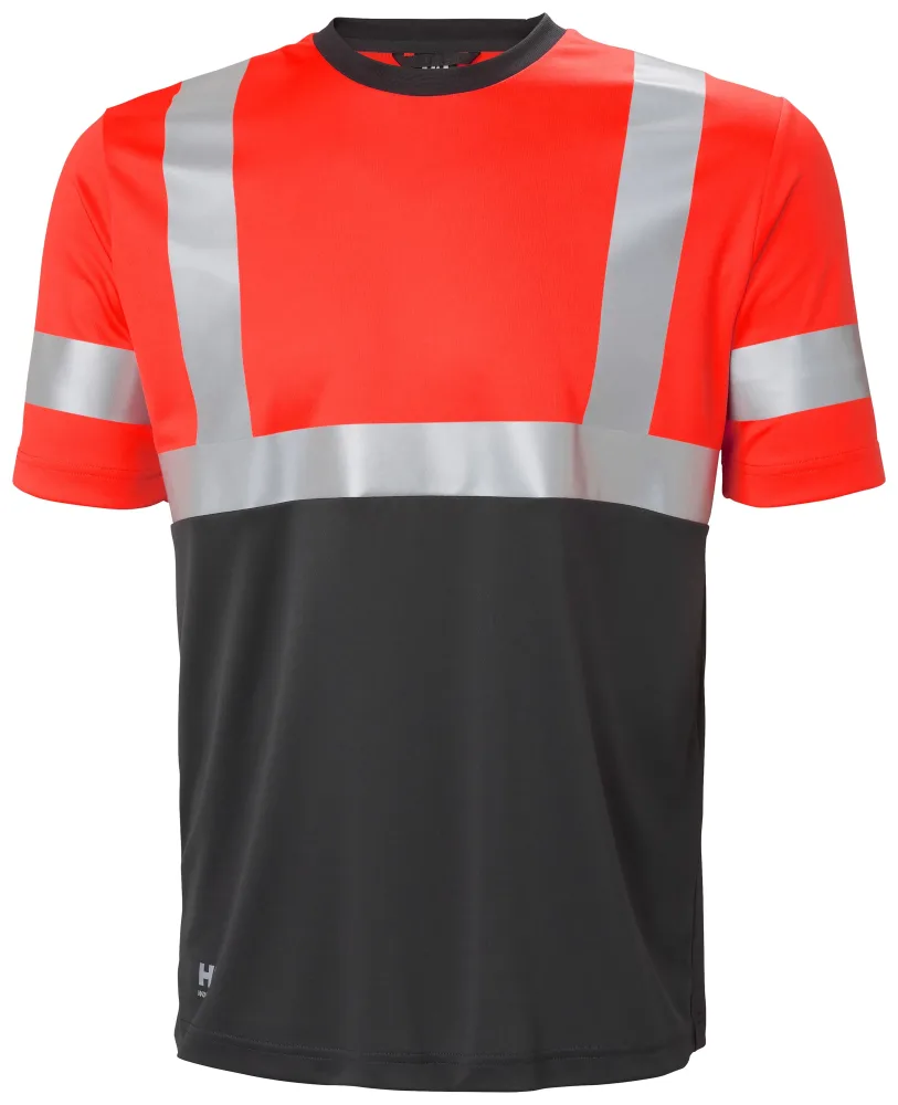 Helly Hansen Workwear Addvis 79254_269 T-shirt orange/svart, varsel L