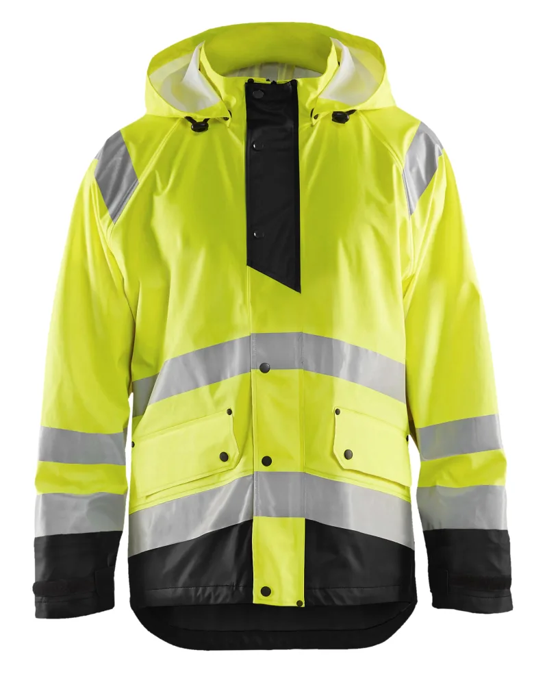 Blåkläder 432320003399XXXL Regnjacka varsel, gul/svart 3XL