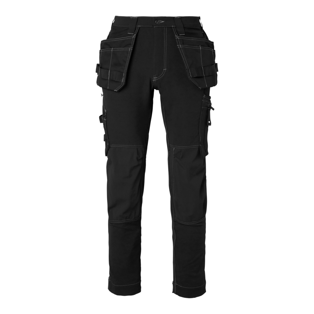 HANTVEKSBYXA TOP SWEDE 306 SVART D88, STRETCH
