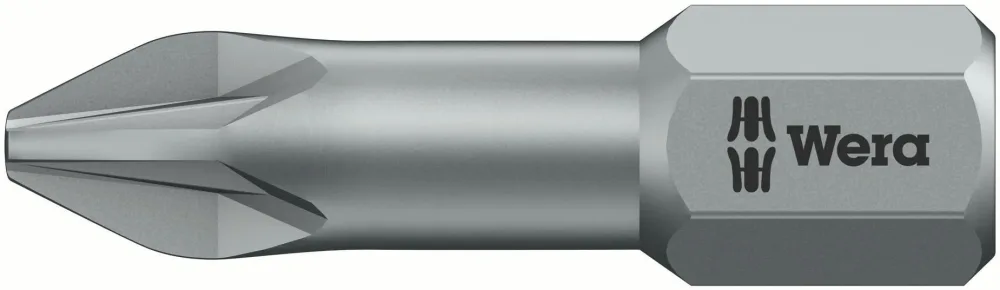 Wera 855/1 TZ/Z Bits 25 mm, 1/4" sexkantfäste Storlek 3