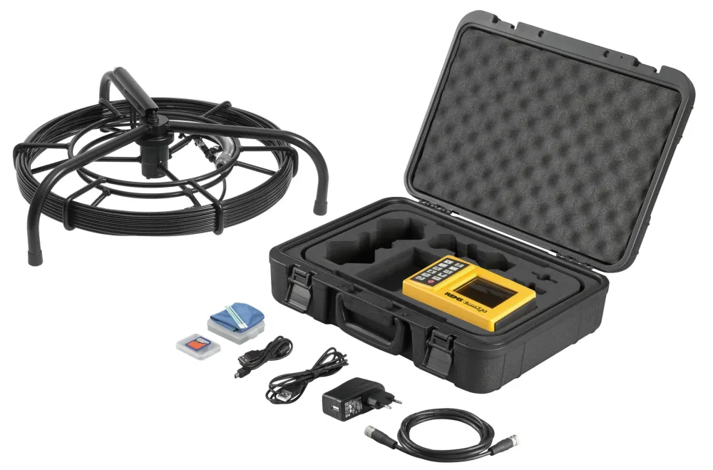 REMS CamSys Set S-Color Rörinspektionskamera Ø5,4 mm, 30 m kabel, för rör Ø50–150 mm