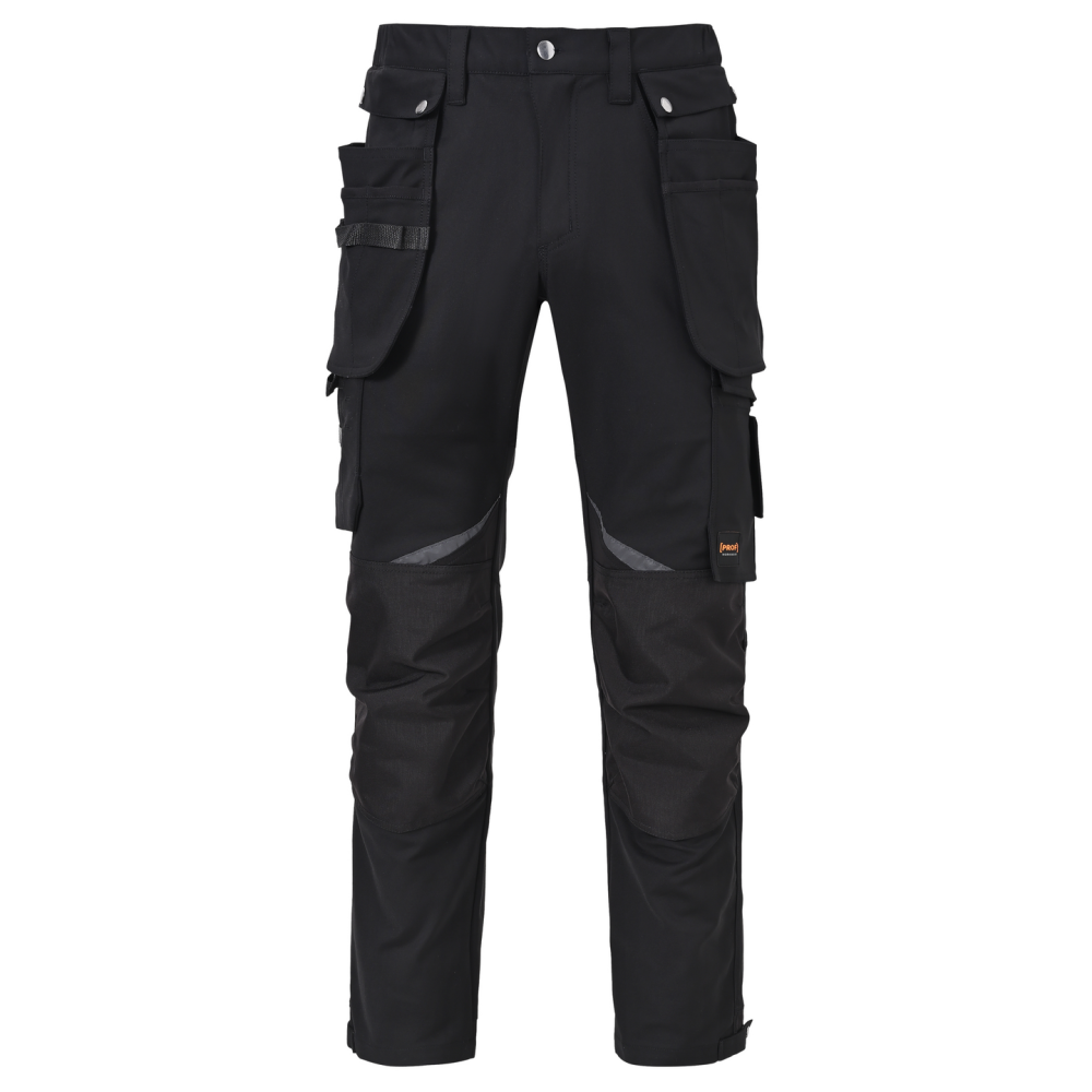 BYXOR PROF STRETCH SVART 46