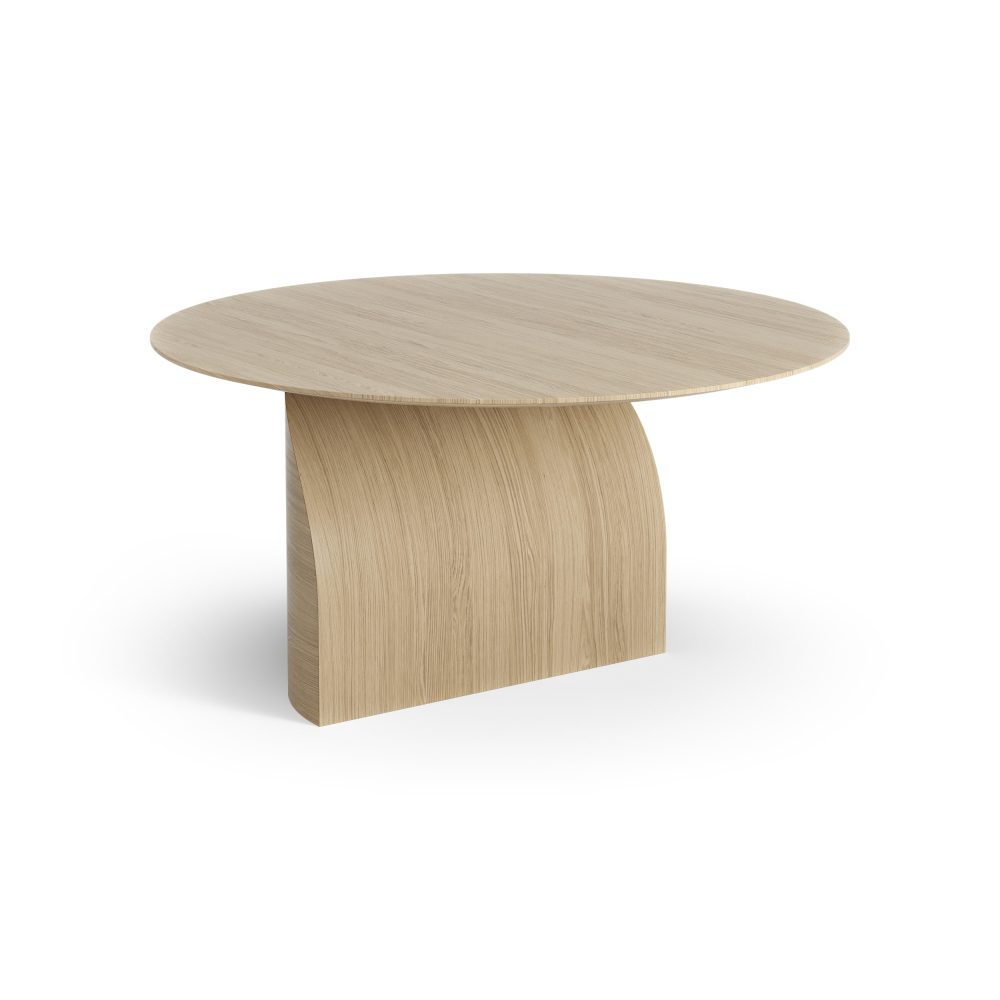 Savoa soffbord H45 cm, Ek lackad