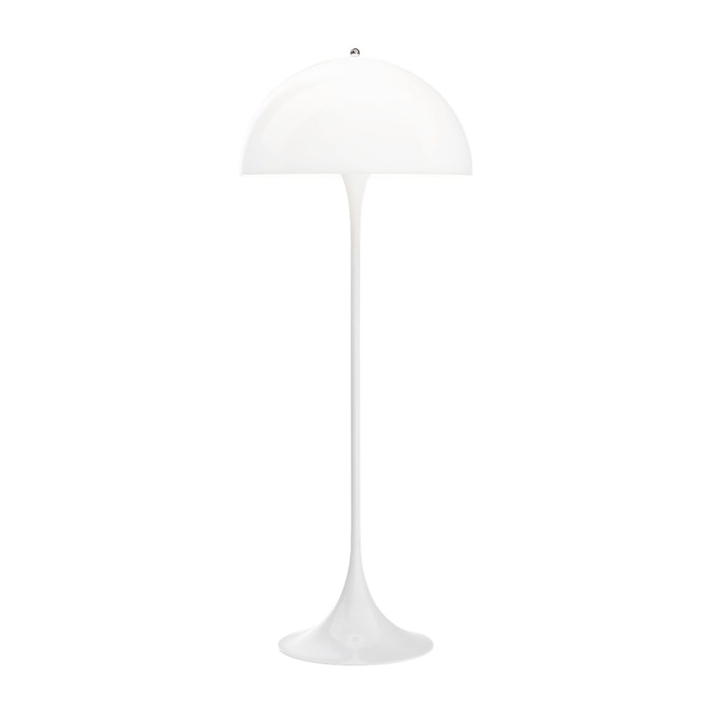 Panthella golvlampa, Vit akryl