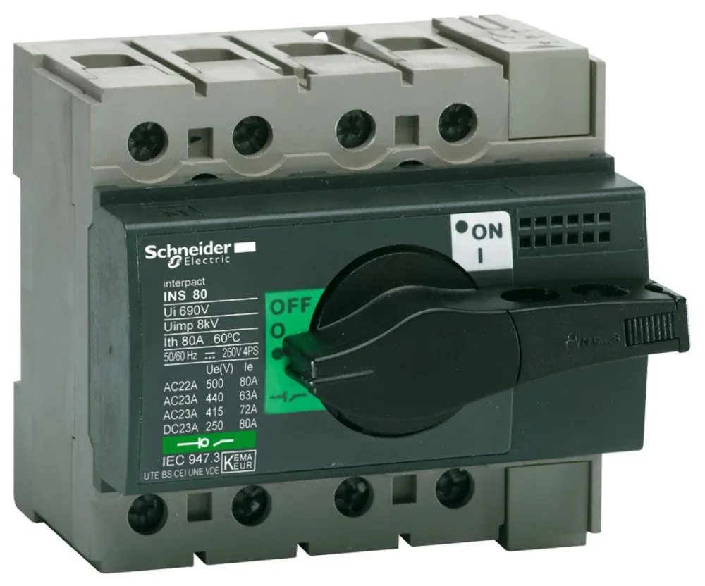 Schneider Electric 28904 Lastbrytare 3 poler 80A - Bild 2