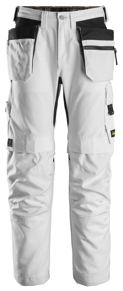 Snickers Workwear 6224 AllroundWork Arbetsbyxa khaki/svart Khaki/svart