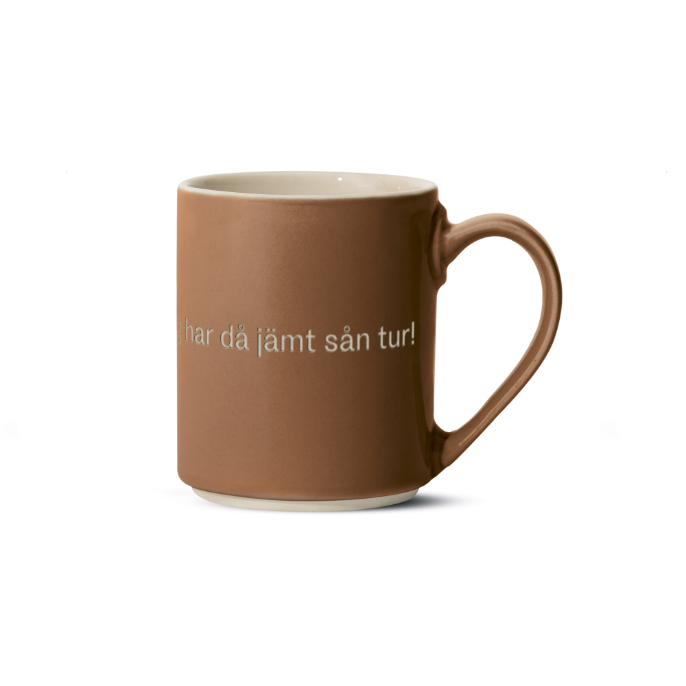 Astrid Lindgren mugg, ja, det är inte klokt…, Svensk text