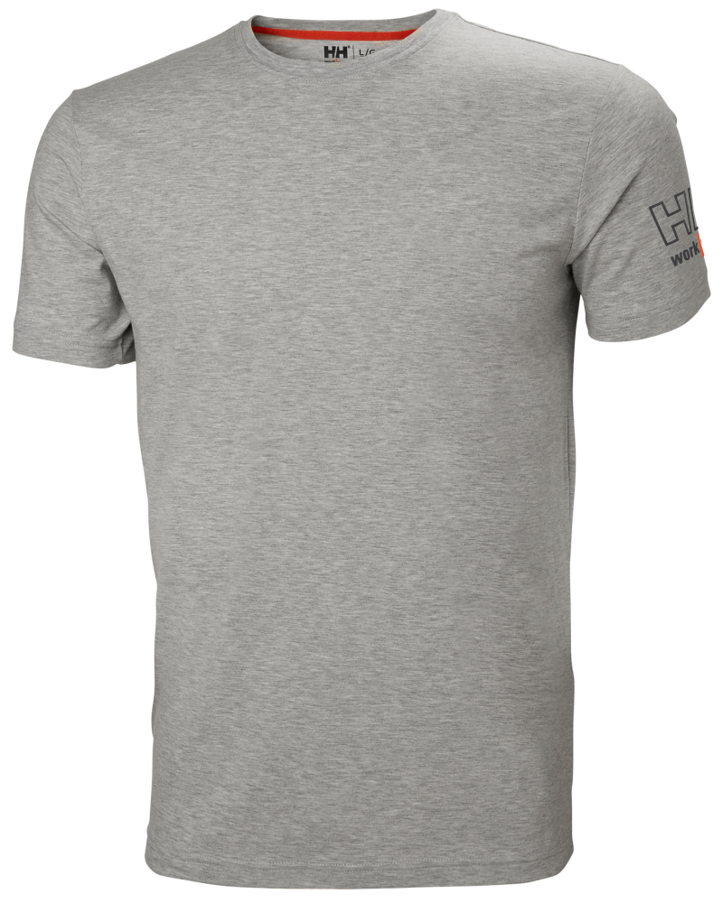 T-SHIRT HELLY HANSEN KENSINGTON GRÅ MEL L, LJUSGRÅ L