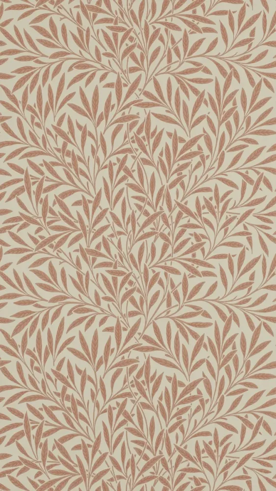 Morris & Co - Willow Russet Morris and Friends Wallpa