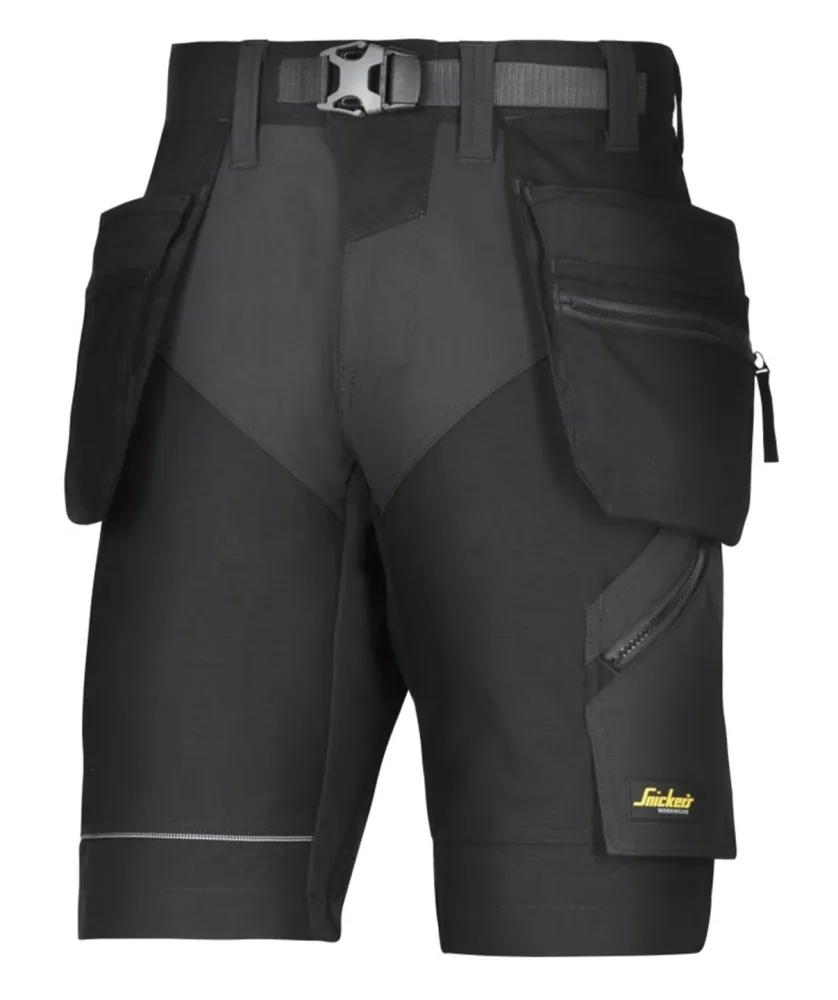 Snickers Workwear 6904 FlexiWork Arbetsshorts marinblå/svart Marinblå/Svart