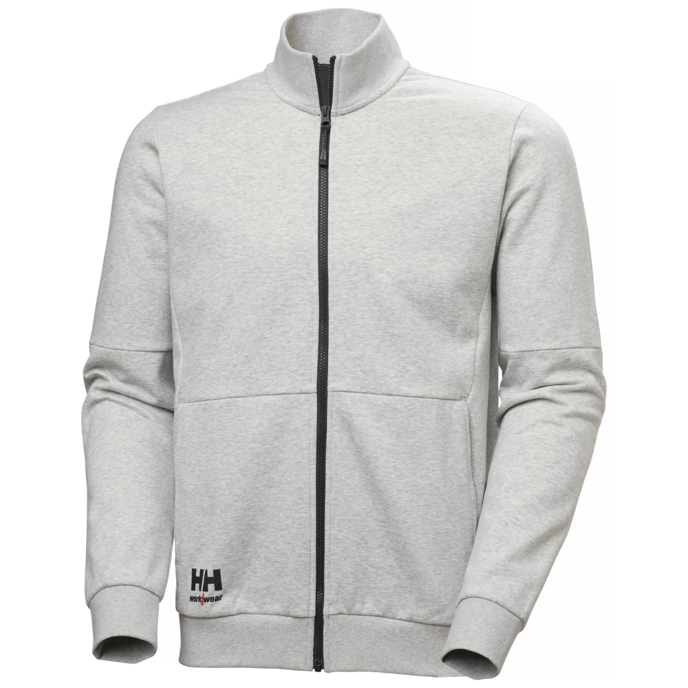 SWEATSHIRT HELZIP 79344 EVO LJUSGRÅ S