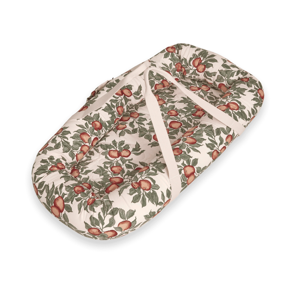 Pomme satin quiltat babynest, 43x87x16cm