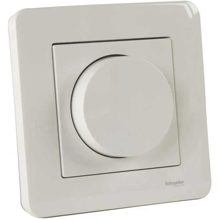 Schneider Electric Exxact LED 4-400 W Dimmer universal, 4-400 W Svart