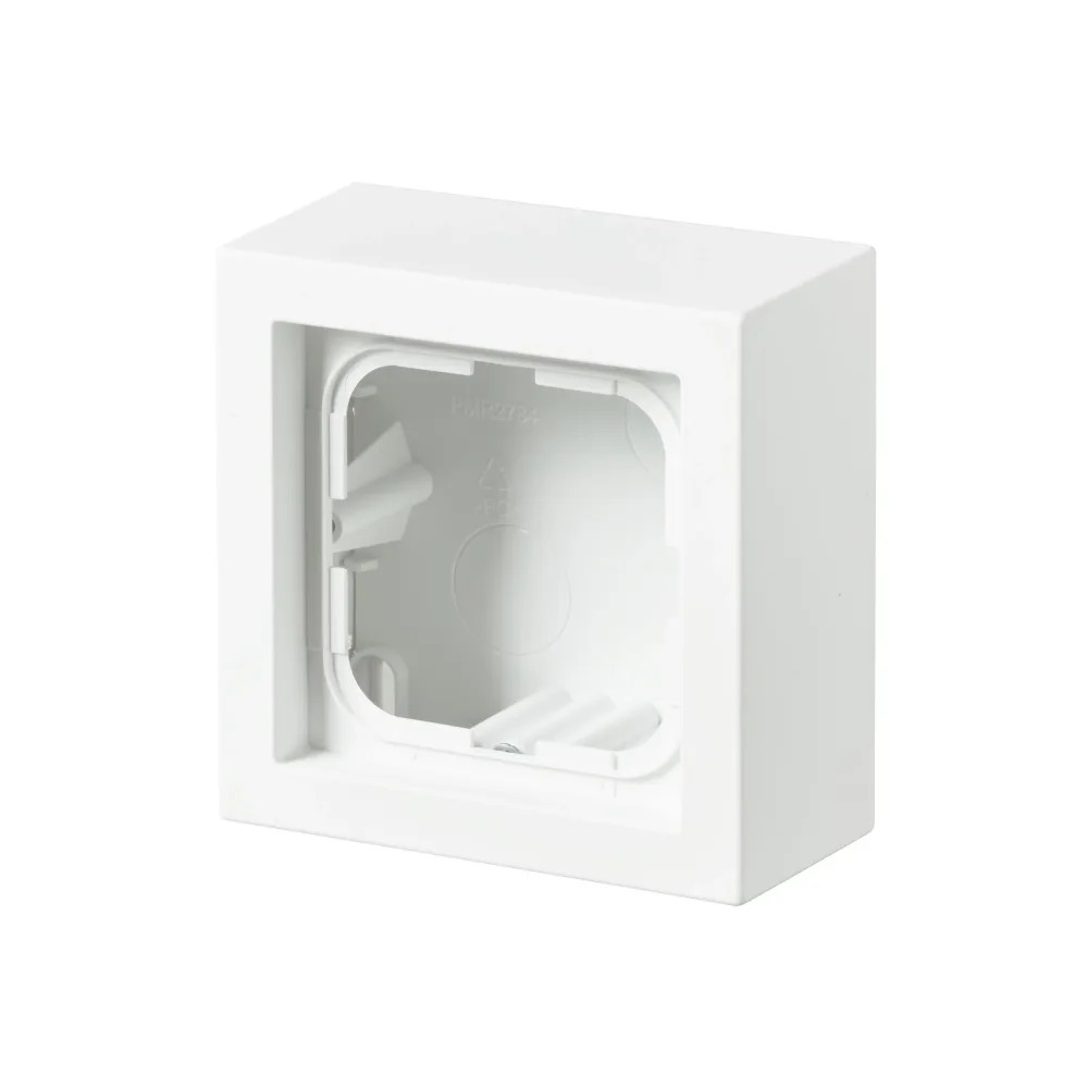ABB 1721A-884 Förhöjningsram 1-fack, 85 x 41 mm, vit