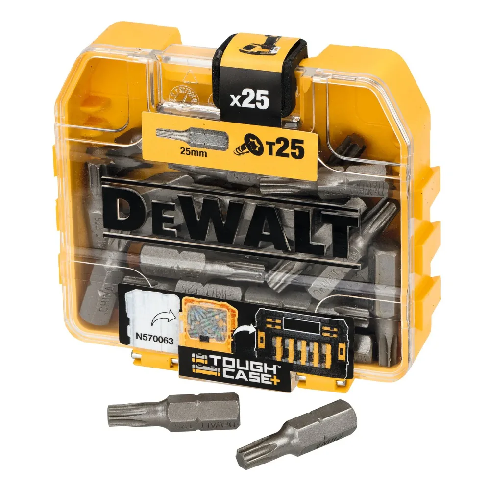Dewalt DP43-QZ Bitssats T25 x 25 mm, 25-pack