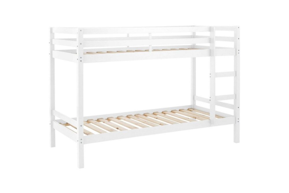 Våningssäng med två liggplatser Loft24 Våningssäng Alpi 208x103x143 cm, Vit Vit