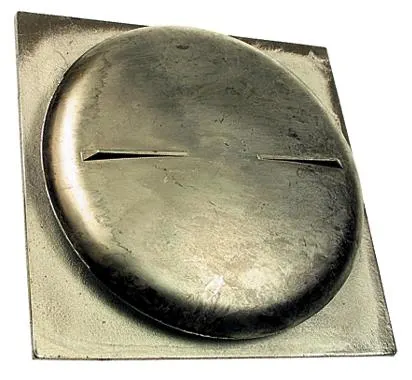 Habo 85 Tallriksventil fyrkant, aluminium 200 mm