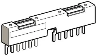 Schneider Electric GV2G445 Överkopplingsskena 4-pol, 45 mm