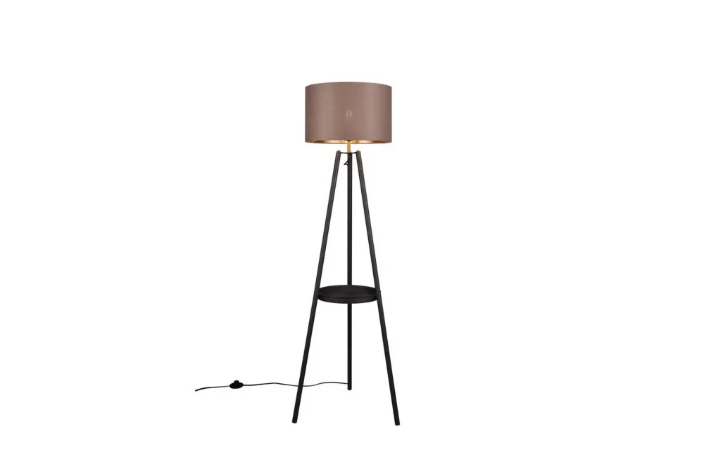 Golvlampa TRIO Colette Mattsvart