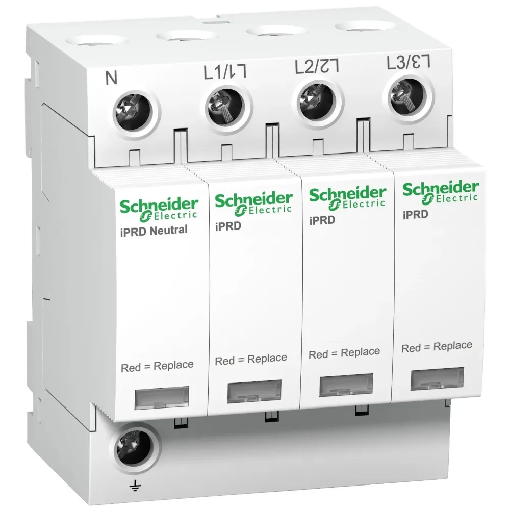 Schneider Electric A9L40601 Överspänningsskydd 3 P+N för TT och TN-S nät, typ 2