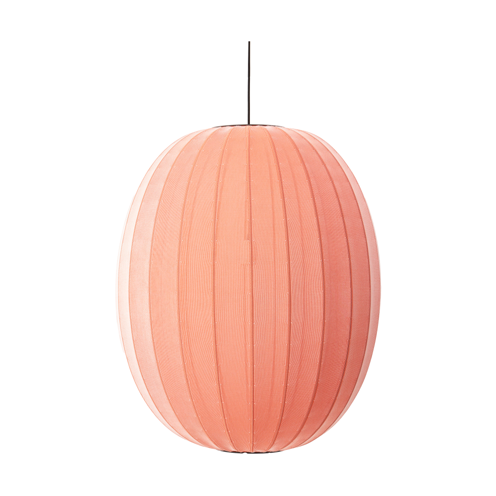 Knit-Wit 65 High Oval pendel, Coral