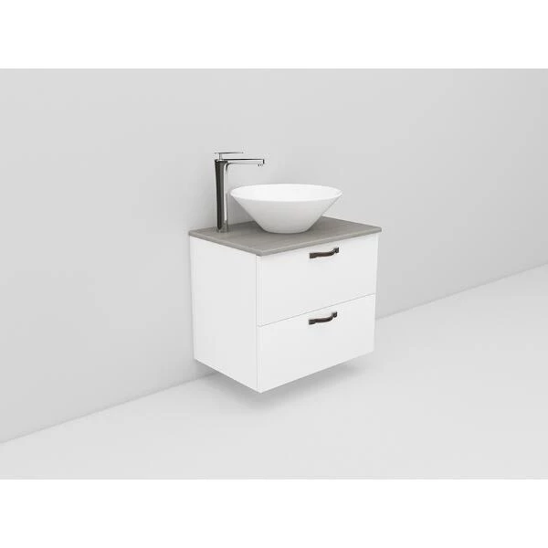 Badrumsmöbel Flexline Modell 11 60cm, Vit, Slät | Stuvbutiken