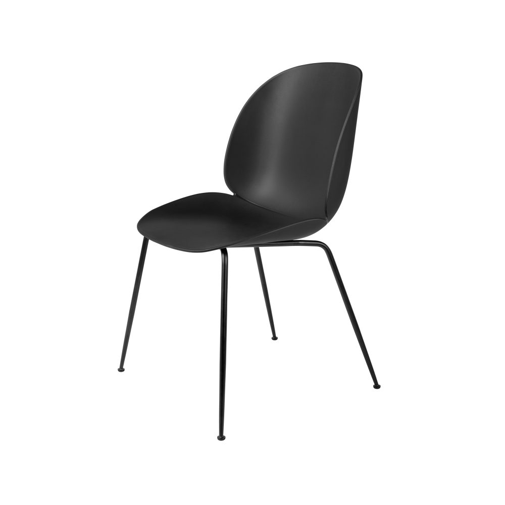 Beetle stol, Black, svart stålstativ