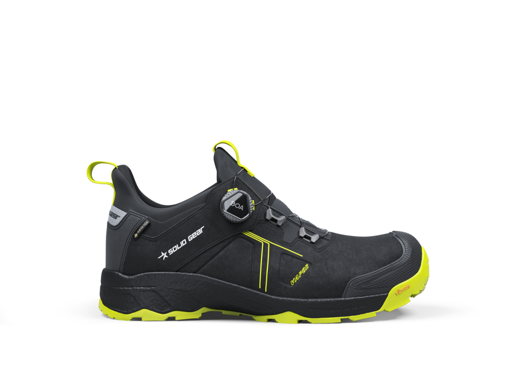 SKYDDSSKO VAPOR 3 GTX L STL45 SVART/GRÖN SOLID GEAR