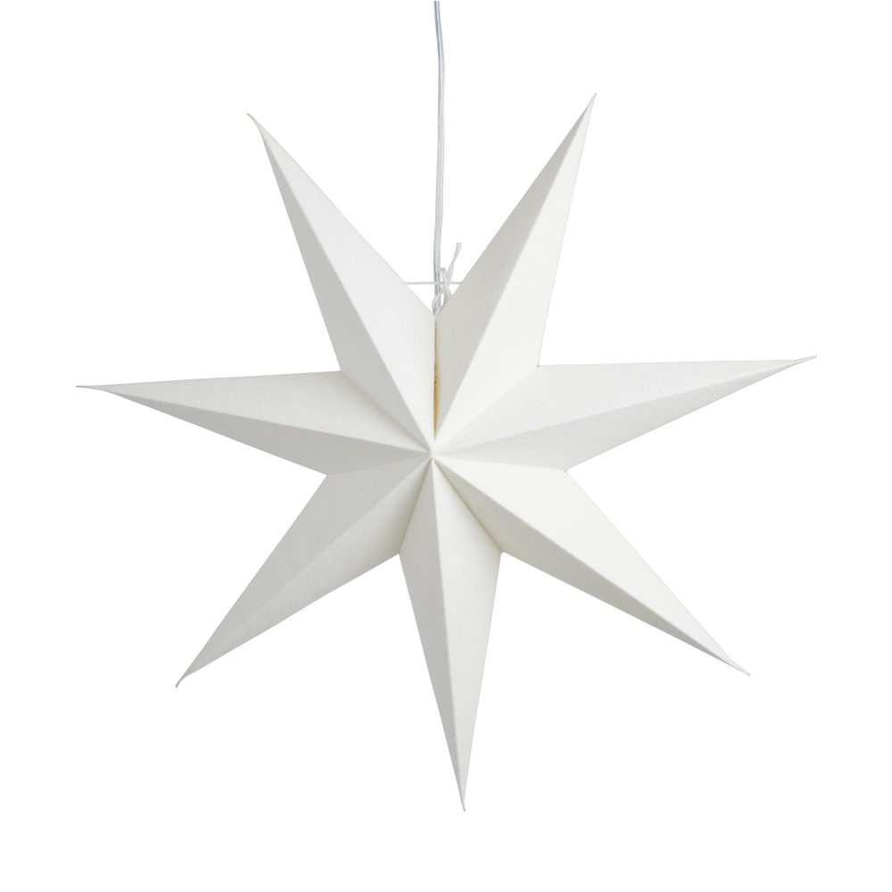 Sally adventsstjärna Ø60 cm, Vit