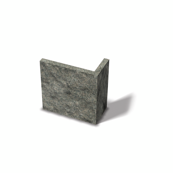 BEKLÄDNAD BENDERS HÖRN 40+20X35X3,5CM, RUSTIK GRÅ 400+200X350X35MM
