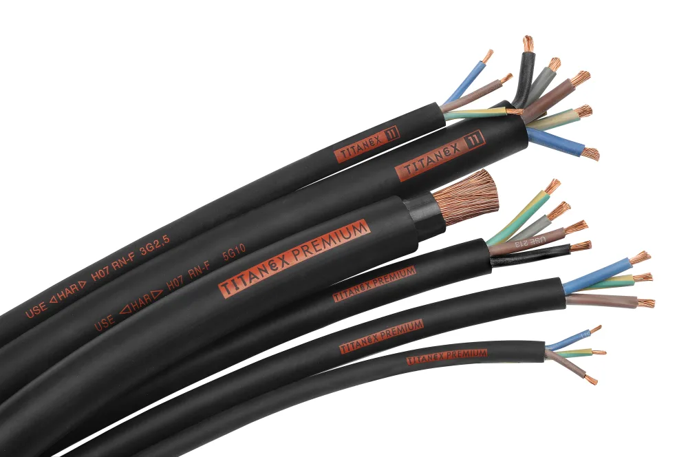 Nexans TITANEX Gummikabel 3G1.5 mm² ledararea 1 m, kapad - Bild 2