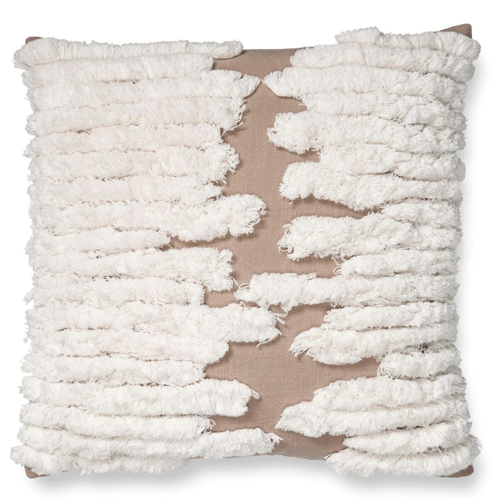 River kuddfodral 50x50 cm, Simply taupe