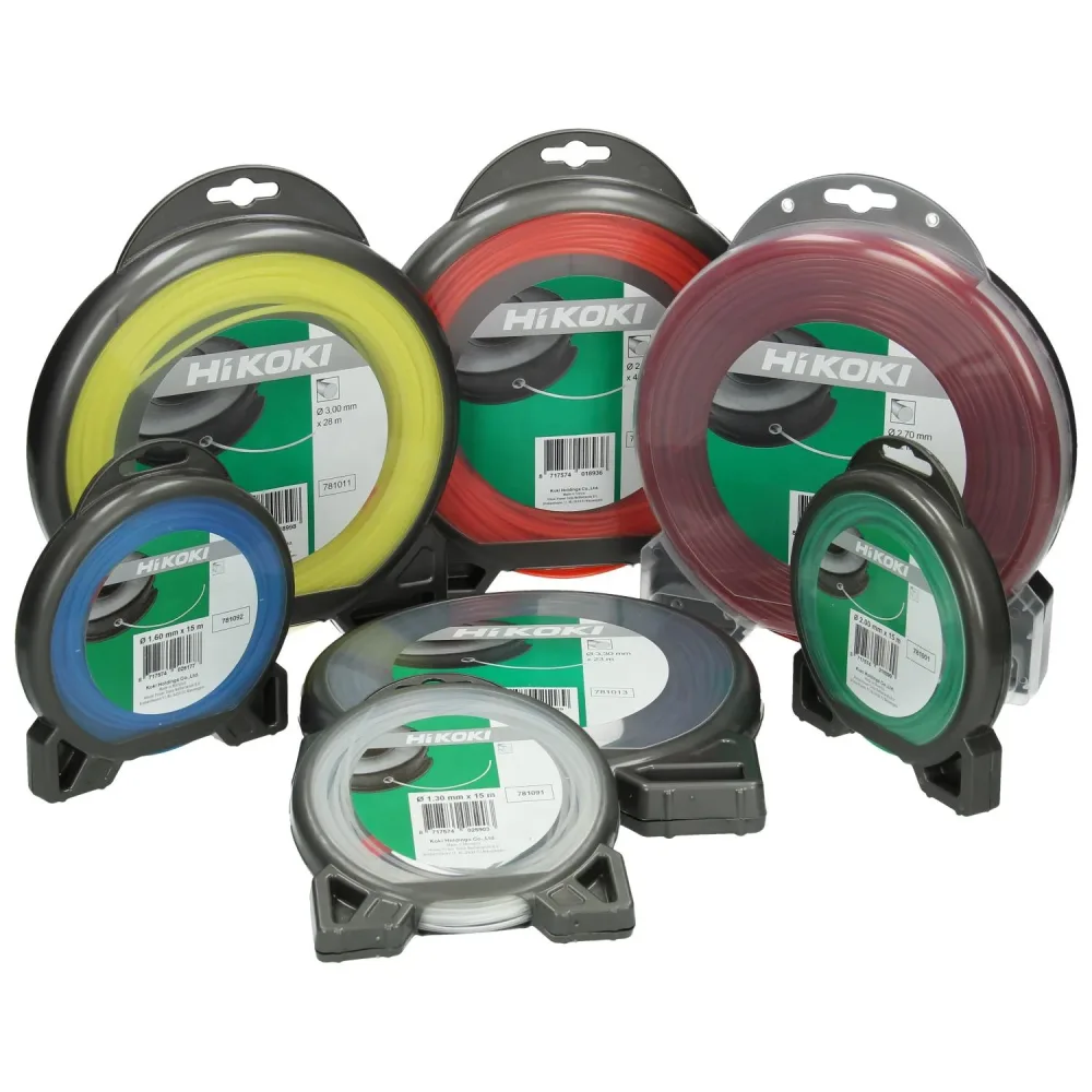 HiKOKI 66781027 Trimmertråd fyrkant, 2,65 mm 15 m