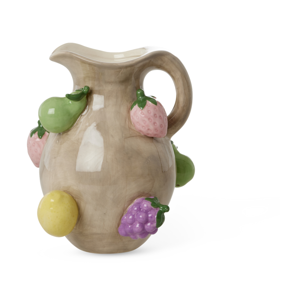 Rice keramiksvas 25 cm, Embossed fruits