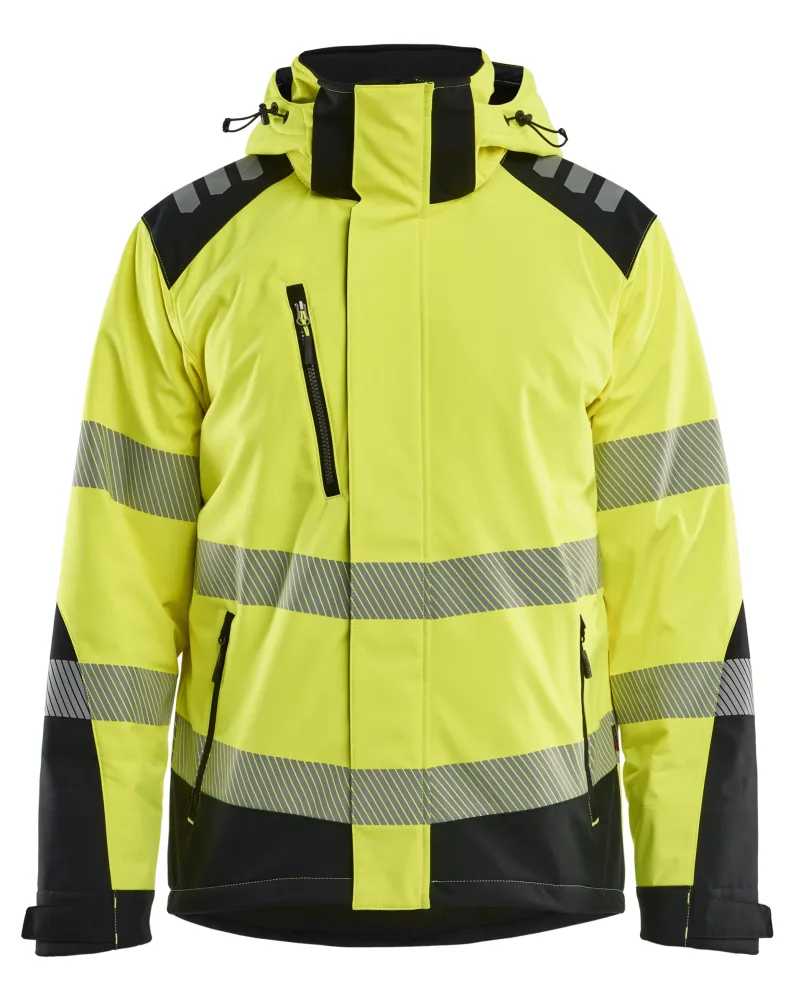 Blåkläder 440025133399S Softshelljacka varsel, gul/svart S